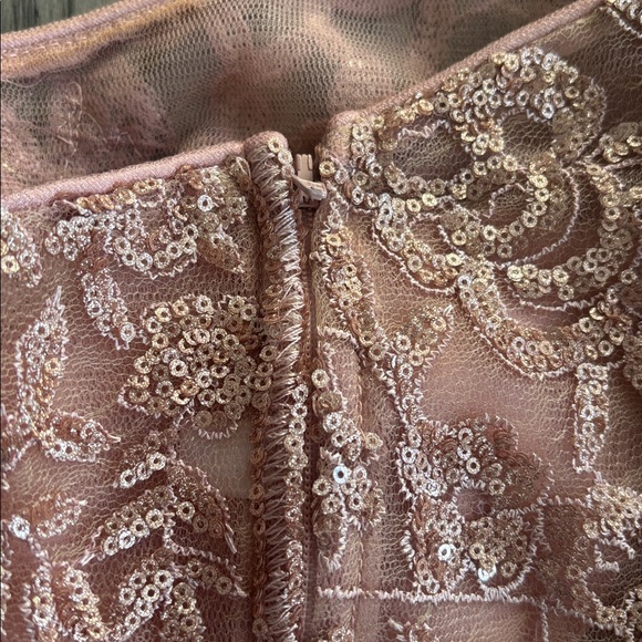 Sherri Hill Rose Gold Dress💕 - Picture 7 of 11